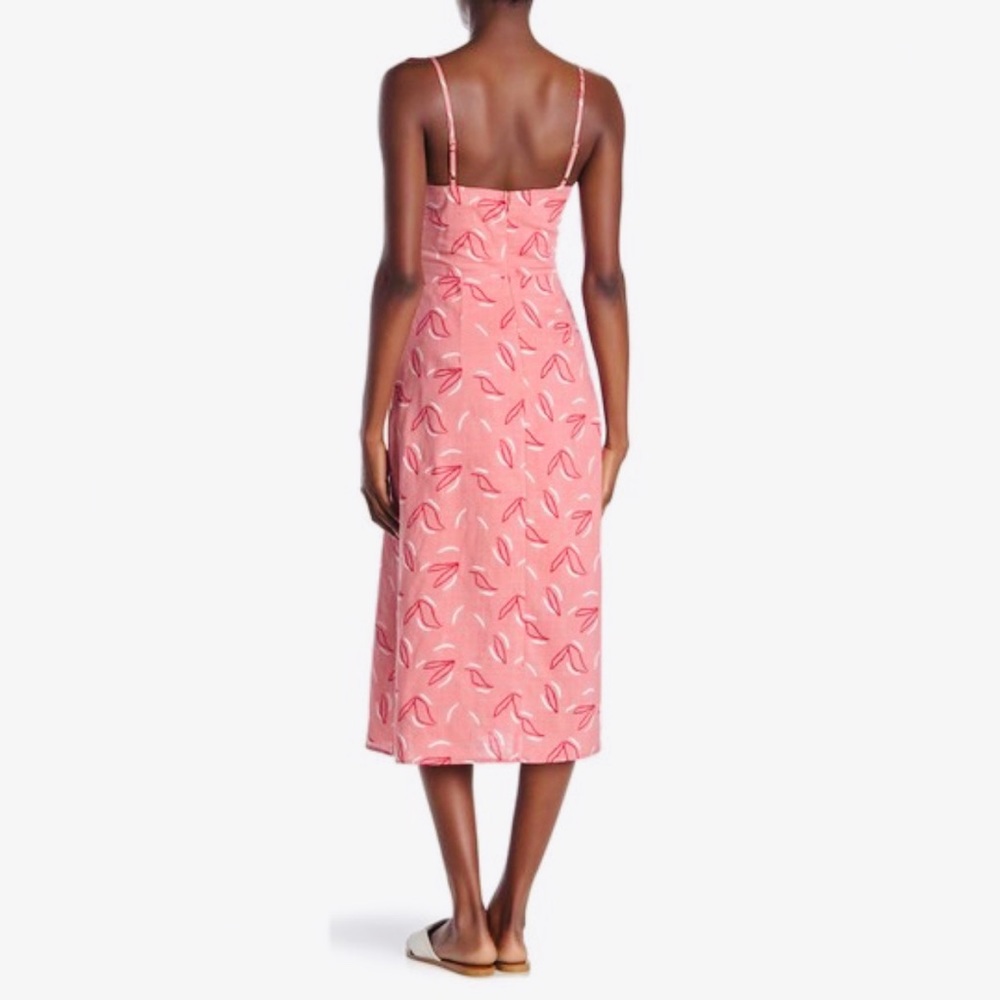 Lush Printed Woven Tropical Dress - Picture 2 of 2